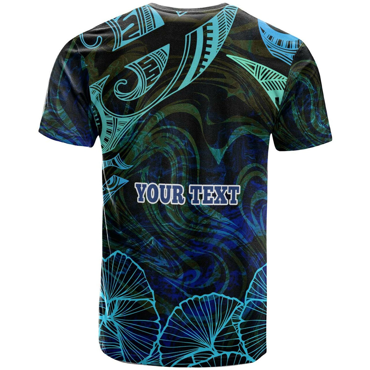 Custom Hawaii T Shirt Waimea High School Surfer Polynesian Pattern LT10 - Wonder Print Shop