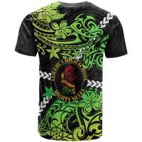 Custom Hawaii T Shirt Leilehua High School Polynesian with Lehua Flower LT10 - Wonder Print Shop