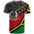 Vanuatu T Shirt Custom Vanuatu Independence Anniversary with Coat of Arms and Polynesian T Shirt LT10 - Wonder Print Shop