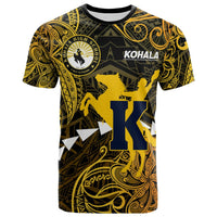 Hawaii Polynesian T Shirt Kohala High School Cowboy with Polynesian Patterns LT10 - Wonder Print Shop