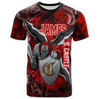 Custom Hawaii T Shirt James B. Castle High School Knights Polynesian LT10 - Wonder Print Shop