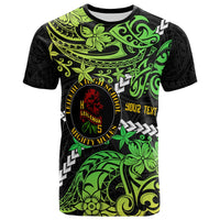 Custom Hawaii T Shirt Leilehua High School Polynesian with Lehua Flower LT10 - Wonder Print Shop