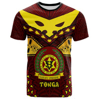 Tonga Custom T Shirt Vava'u High Shool Tonga with Polynesian Patterns LT10 - Wonder Print Shop