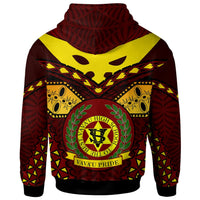 Tonga Custom Hoodie Vavau High Shool Tonga with Polynesian Patterns LT10 - Wonder Print Shop