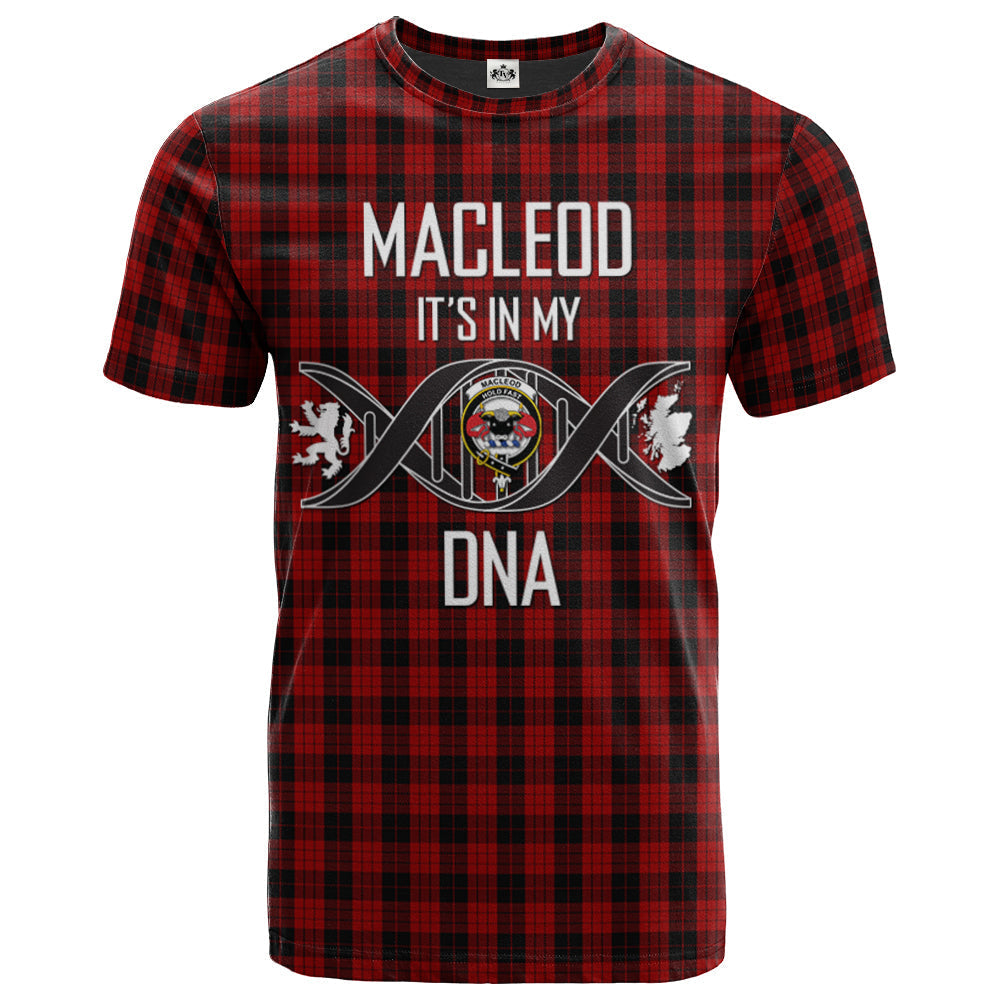 scottish-macleod-black-and-red-clan-dna-in-me-crest-tartan-t-shirt