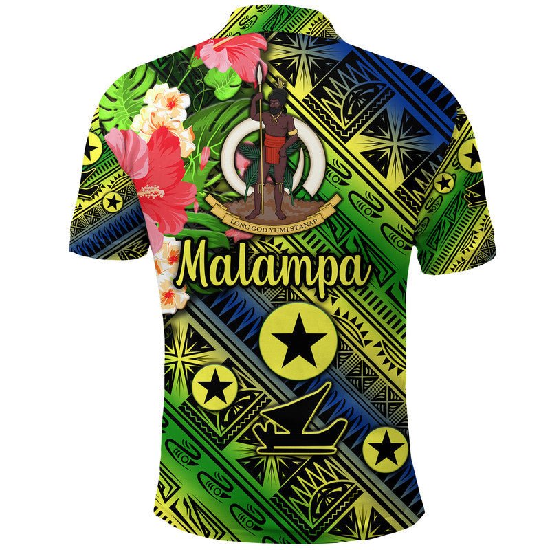 Malampa Vanuatu Polo Shirt Independence Be Proud LT8 - Wonder Print Shop