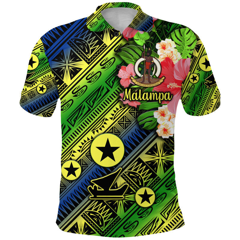 Malampa Vanuatu Polo Shirt Independence Be Proud LT8 - Wonder Print Shop