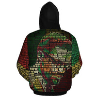 African Hoodie Malcolm X Inspiring Quotes Hoodie - Wonder Print Shop