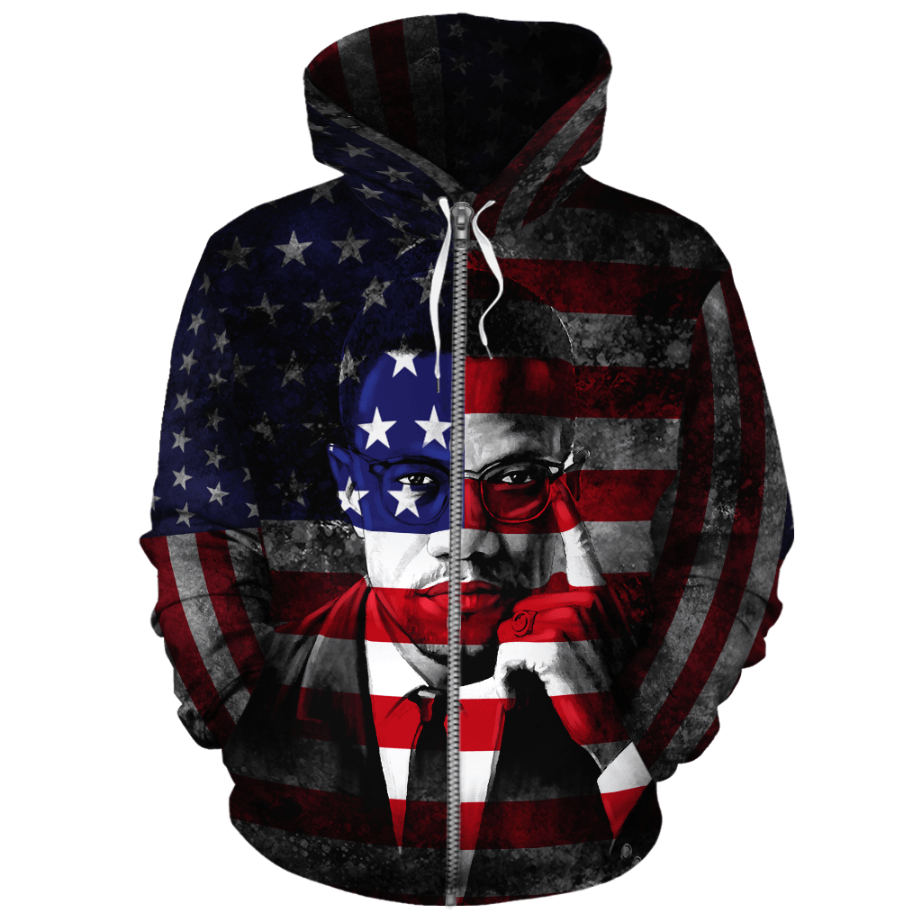 african-blm-hoodie-malcolm-x-independence-flag-zip-hoodie