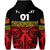 Custom Marquesas Islands Hoodie Marquesan Tattoo Special Style Red LT8 - Wonder Print Shop