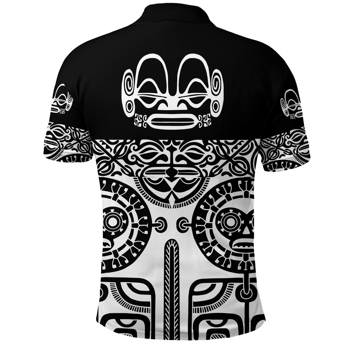 Marquesas Islands Polo Shirt Marquesan Tattoo Special Style Black LT8 - Wonder Print Shop