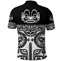 Marquesas Islands Polo Shirt Marquesan Tattoo Special Style Black LT8 - Wonder Print Shop