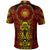 Marquesas Islands Polo Shirt Marquesan Tattoo Unique Style Gradient Red LT8 - Wonder Print Shop