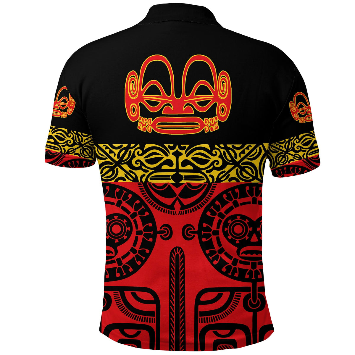 Marquesas Islands Polo Shirt Marquesan Tattoo Special Style Red LT8 - Wonder Print Shop