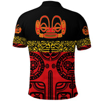 Marquesas Islands Polo Shirt Marquesan Tattoo Special Style Red LT8 - Wonder Print Shop
