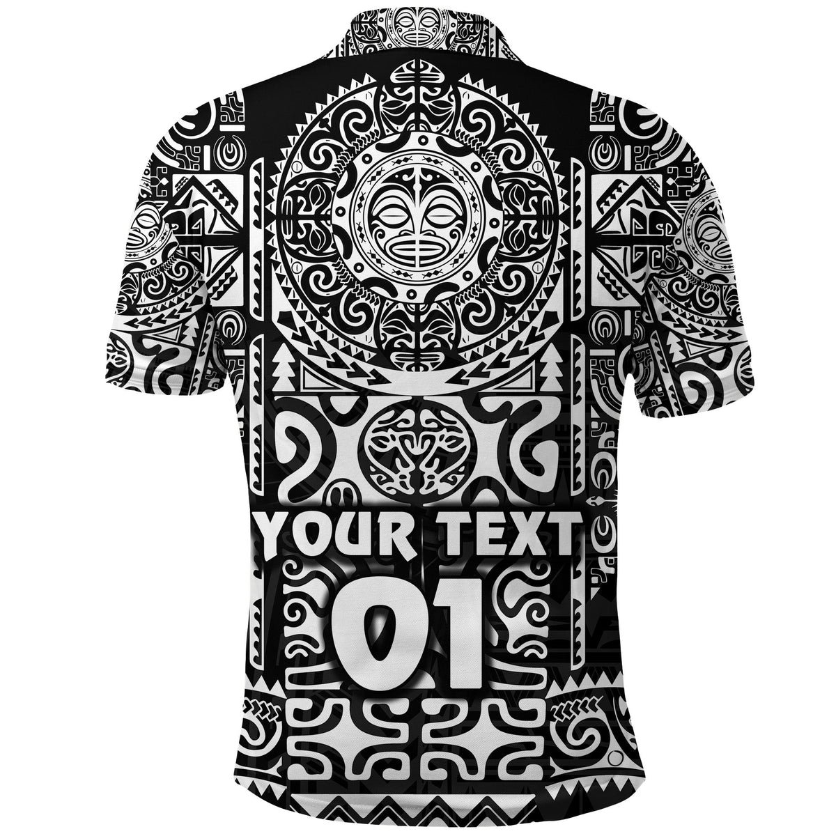 Custom Marquesas Islands Polo Shirt Marquesan Tattoo Unique Style Black LT8 - Wonder Print Shop