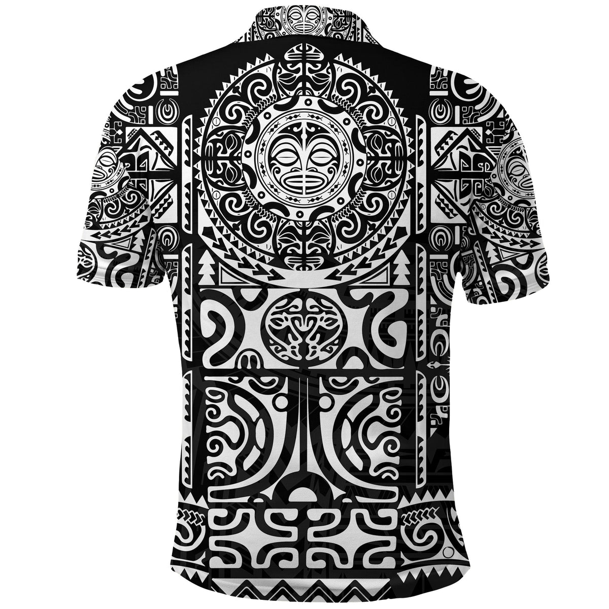 Marquesas Islands Polo Shirt Marquesan Tattoo Unique Style Black LT8 - Wonder Print Shop