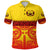 Custom Marquesas Islands Polo Shirt Marquesan Tattoo Special Style Gradient Yellow LT8 - Wonder Print Shop