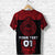 Custom Marquesas Islands T Shirt Marquesan Tattoo Simplified Version Red LT8 - Wonder Print Shop