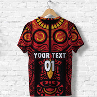 Custom Marquesas Islands T Shirt Marquesan Tattoo Original Style Red LT8 - Wonder Print Shop