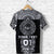 Custom Marquesas Islands T Shirt Marquesan Tattoo Simplified Version Black LT8 - Wonder Print Shop