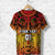 Custom Marquesas Islands T Shirt Marquesan Tattoo Original Style Gradient Red LT8 - Wonder Print Shop