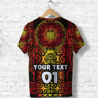 Custom Marquesas Islands T Shirt Marquesan Tattoo Unique Style Gradient Red LT8 - Wonder Print Shop