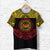 Custom Marquesas Islands T Shirt Marquesan Tattoo Simplified Version Yellow LT8 - Wonder Print Shop