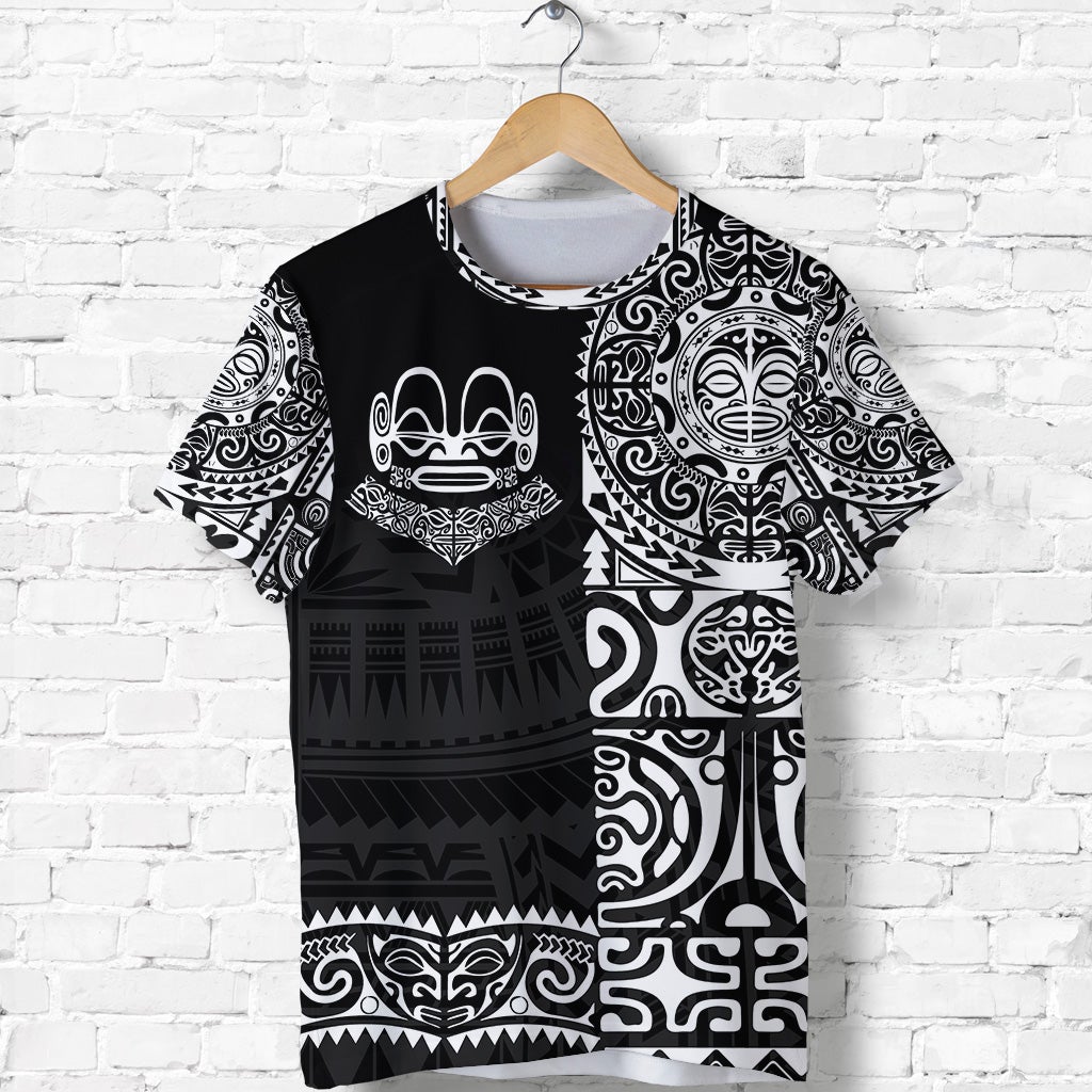 Marquesas Islands T Shirt Marquesan Tattoo Unique Style Black LT8 - Wonder Print Shop