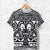 Custom Marquesas Islands T Shirt Marquesan Tattoo Simple Style Black LT8 - Wonder Print Shop