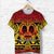 Custom Marquesas Islands T Shirt Marquesan Tattoo Simple Style Gradient Red LT8 - Wonder Print Shop