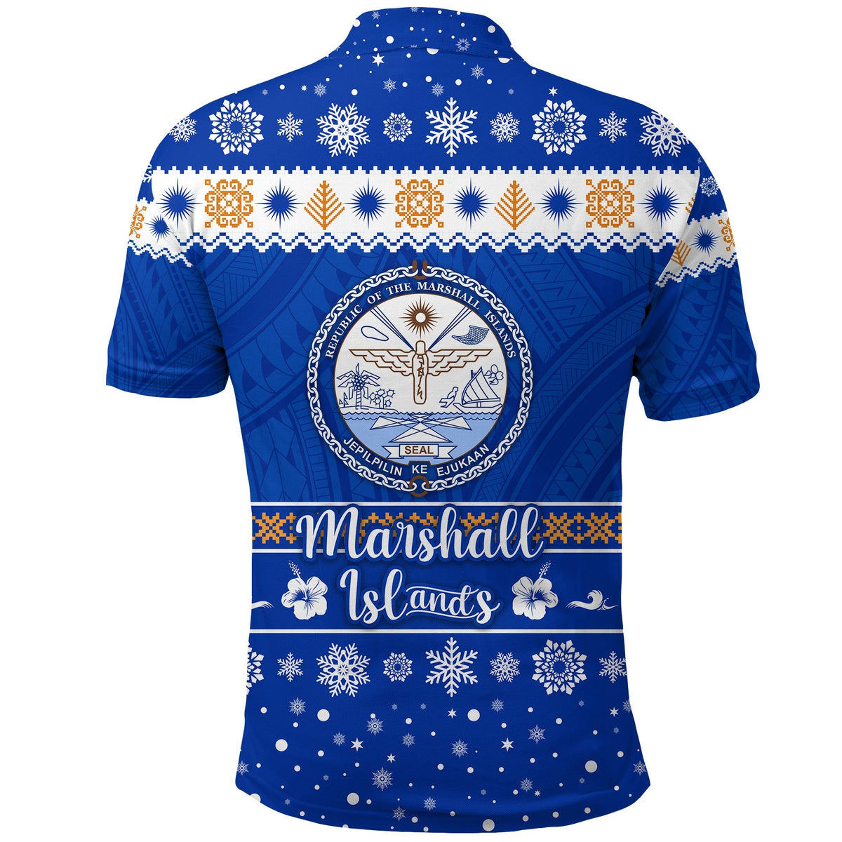 Marshall Islands Polo Shirt Christmas Simple Style LT8 - Wonder Print Shop