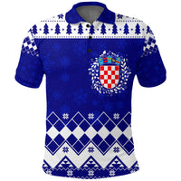 Adorable Croatia Marten With Advent Wreath Polo Shirt Christmas - Wonder Print Shop