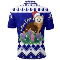 Adorable Croatia Marten With Advent Wreath Polo Shirt Christmas - Wonder Print Shop