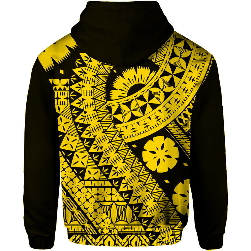 Polynesian Masi Kesa Gold Style Hoodie - Wonder Print Shop