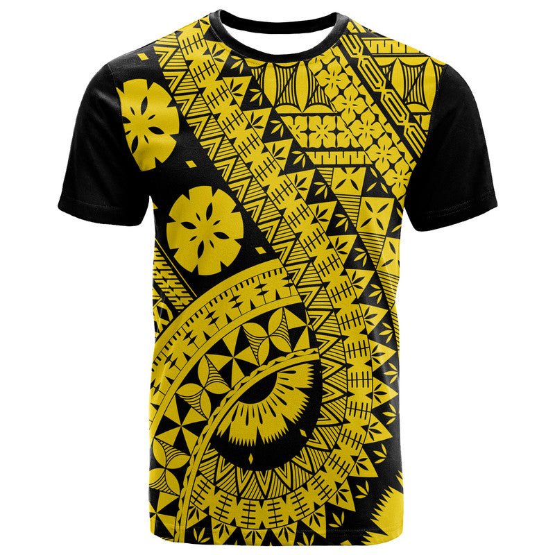 Polynesian Masi Kesa Gold Style T Shirt - Wonder Print Shop