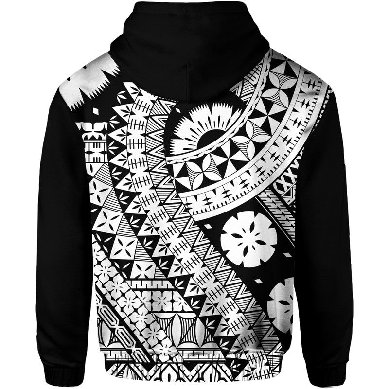 Polynesian Masi Kesa Black Style Hoodie - Wonder Print Shop