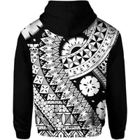 Polynesian Masi Kesa Black Style Hoodie - Wonder Print Shop