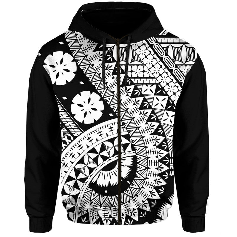 Polynesian Masi Kesa Black Style Hoodie - Wonder Print Shop