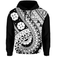 Polynesian Masi Kesa Black Style Hoodie - Wonder Print Shop