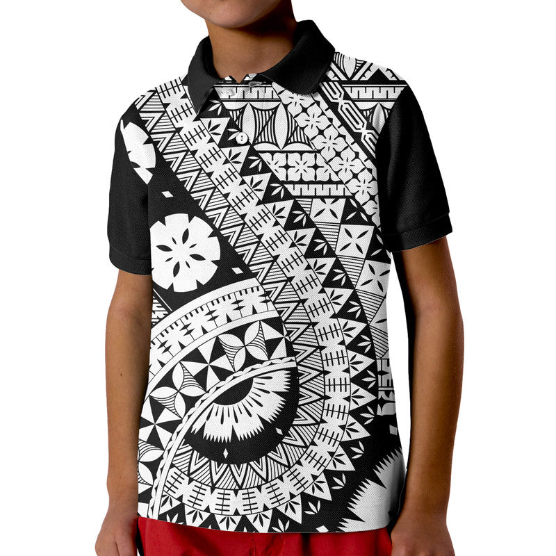 Polynesian Masi Kesa Black Style Polo Shirt - Wonder Print Shop