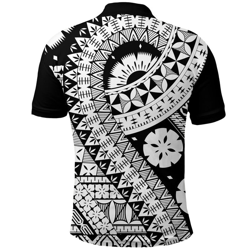 Polynesian Masi Kesa Black Style Polo Shirt - Wonder Print Shop