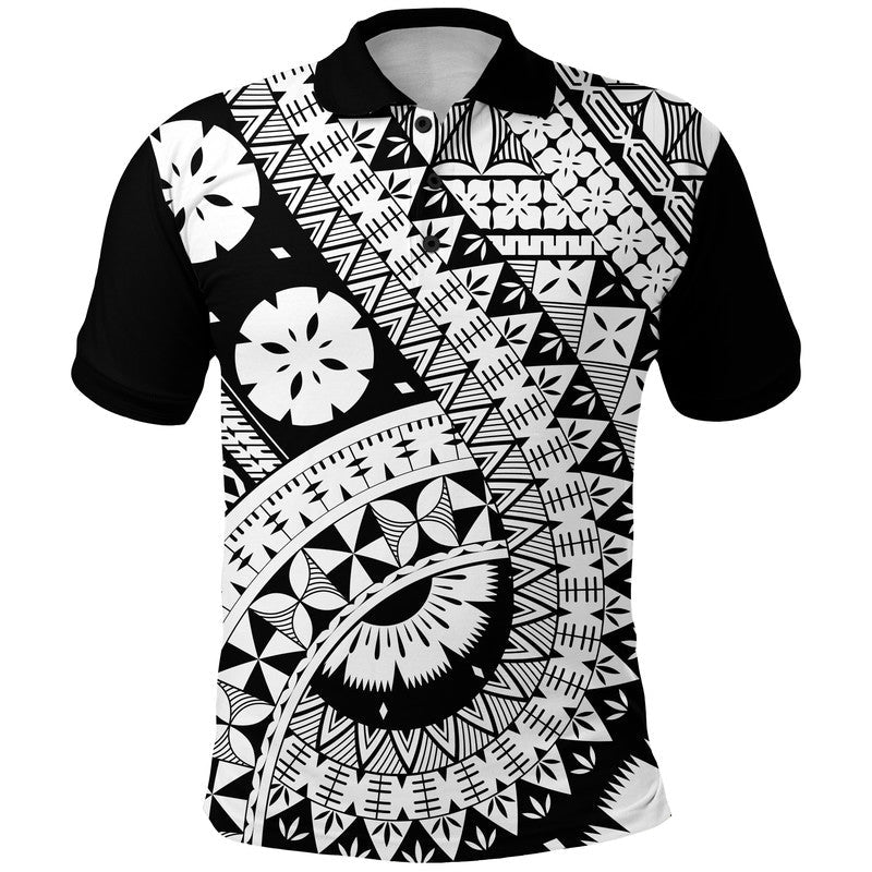 Polynesian Masi Kesa Black Style Polo Shirt - Wonder Print Shop