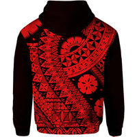 Polynesian Masi Kesa Red Style Hoodie - Wonder Print Shop