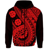 Polynesian Masi Kesa Red Style Hoodie - Wonder Print Shop