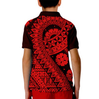 Polynesian Masi Kesa Red Style Polo Shirt - Wonder Print Shop
