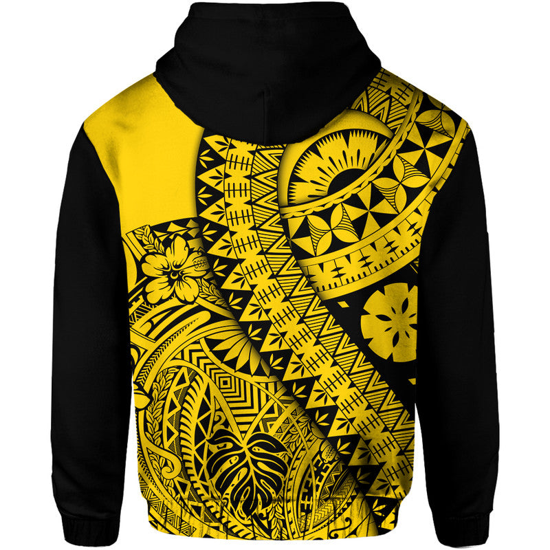 Polynesian Masi Kesa No2 Gold Style Hoodie - Wonder Print Shop