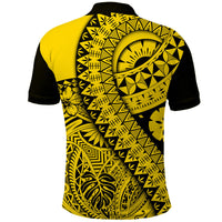 Polynesian Masi Kesa No2 Gold Style Polo Shirt - Wonder Print Shop