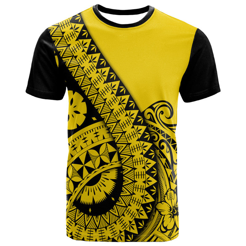 Polynesian Masi Kesa No2 Gold Style T Shirt - Wonder Print Shop