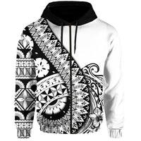 Polynesian Masi Kesa No2 Black Style Hoodie - Wonder Print Shop
